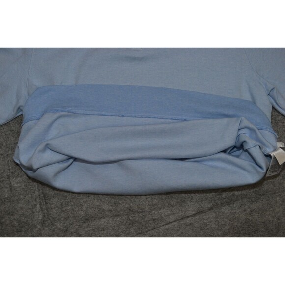 Brooks Brothers Sweater 1/4 Zip Men's Large Navy Blue Birdseye Cotton Sweatshirt - Picture 9 of 16